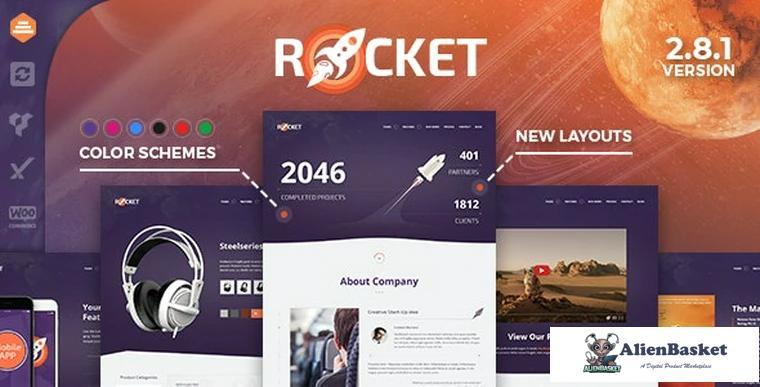 88215  Rocket v2.9.3 - Creative Multipurpose WordPress Theme