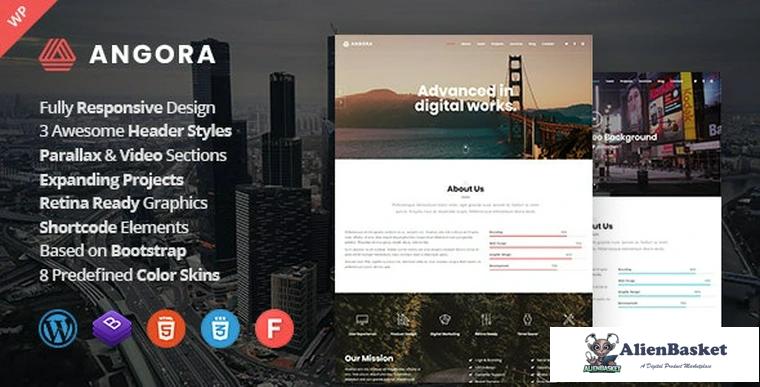 83725  Angora v1.4 - Responsive One Page Parallax WordPress Theme