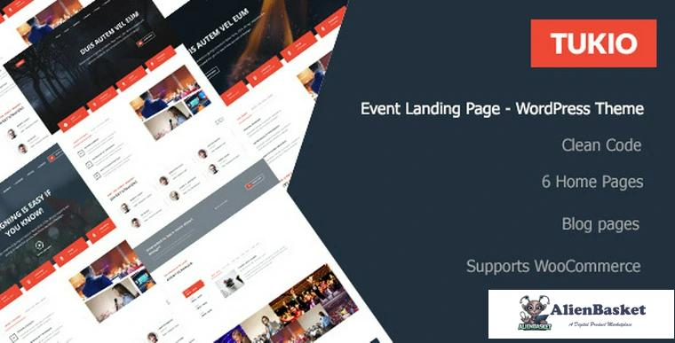 73156  Tukio v1.0.1 - Event Landing Page WordPress Theme