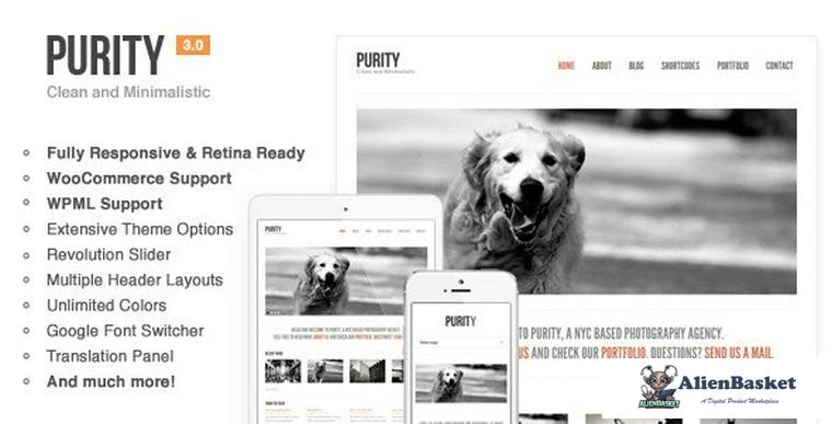 82256  Purity v4.3.7 - Responsive, Minimal & Bold WP Theme