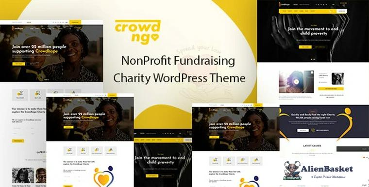 79928  Crowdngo v1.0.1 – Fundraising Charity WordPress Theme