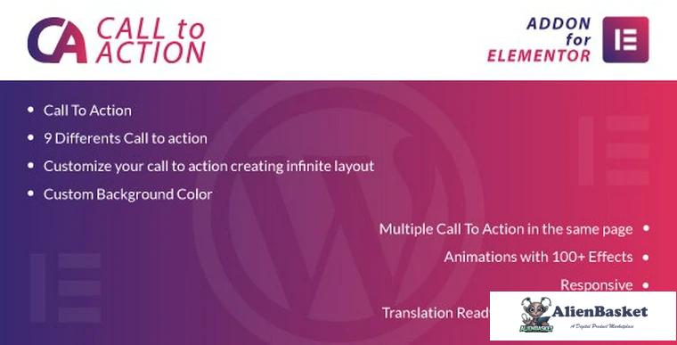 78494  Call To Action for Elementor v1.0 - WordPress Plugin