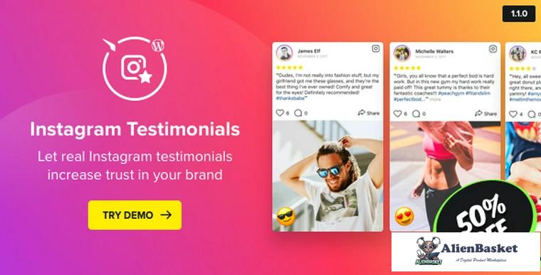 69015  Instagram Testimonials Plugin for WordPress v1.1.0
