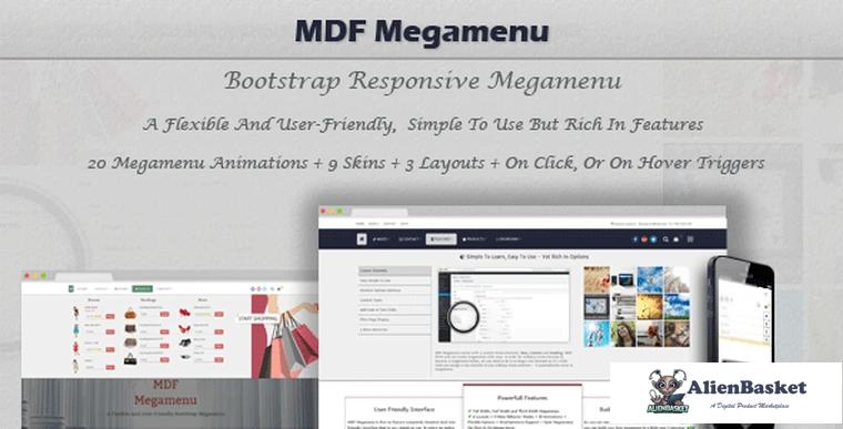 68721  MDF Megamenu v1.1.6 - Bootstrap Responsive Megamenu