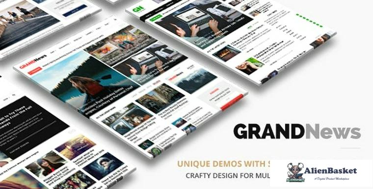 85827  Grand News v3.3.1 - Magazine Newspaper WordPress