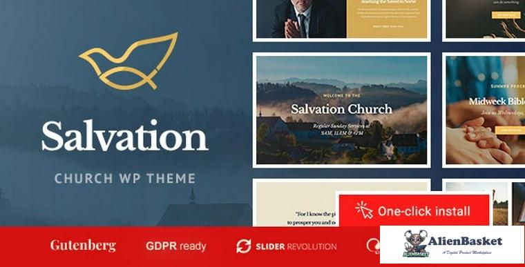 92446  Salvation v1.1.8 - Church & Religion WP Theme