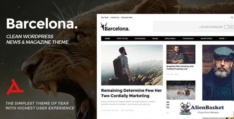 91928  Barcelona v1.5.1 - Clean News & Magazine WordPress Theme