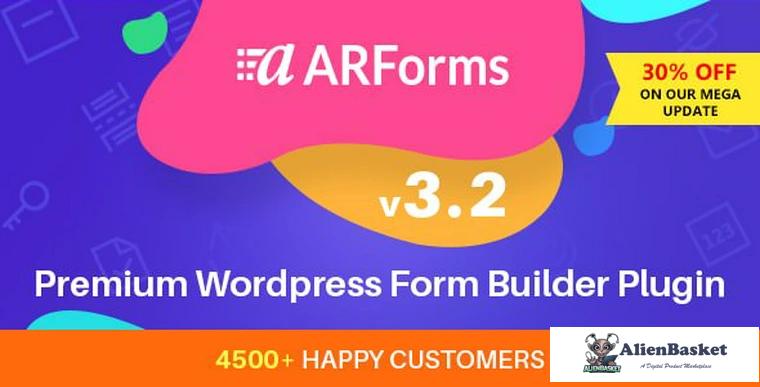 68707  ARForms v3.2 - Wordpress Form Builder Plugin