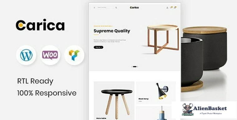 76964  Carica v1.2 - Furniture Handmade WooCommerce Theme