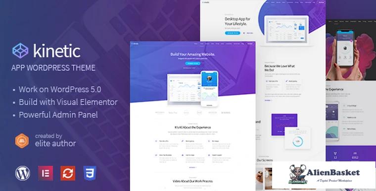 77242  Kinetic v1.0.1 - Desktop, Mobile & Product App WordPress Theme