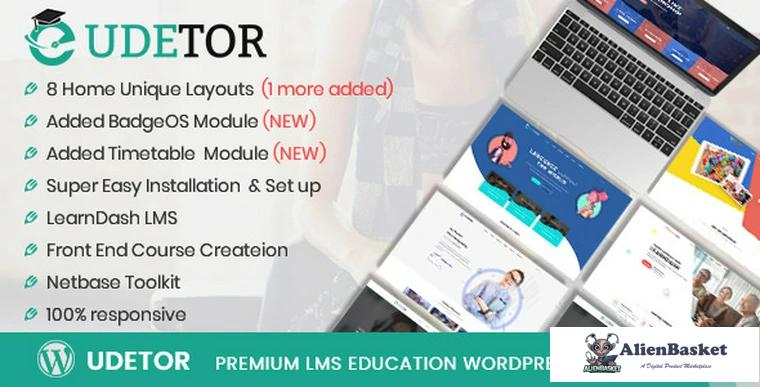 72200  Udetor v2.3.0 - LMS Education WordPress Theme