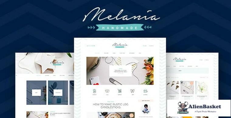 90443  Melania 2.2.1 - Handmade Blog & Shop WordPress Theme