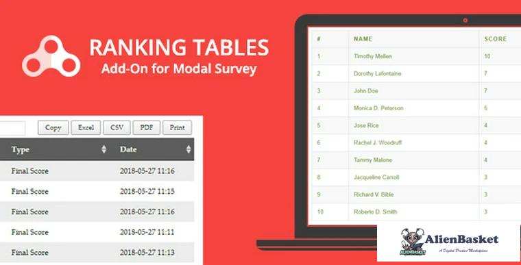 72633  Ranking Tables v1.0.1 - Modal Survey Add-on
