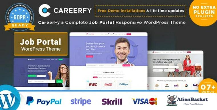 80276  Careerfy v2.5.8 - Job Board WordPress Theme