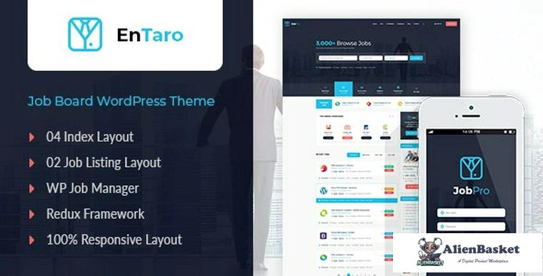 77734  Entaro v3.5 - Job Portal WordPress Theme