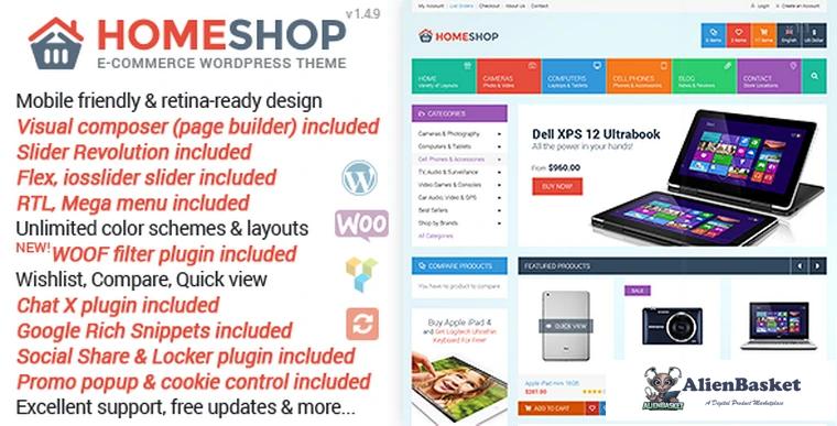 68570  Home Shop v1.4.9 - WooCommerce Theme