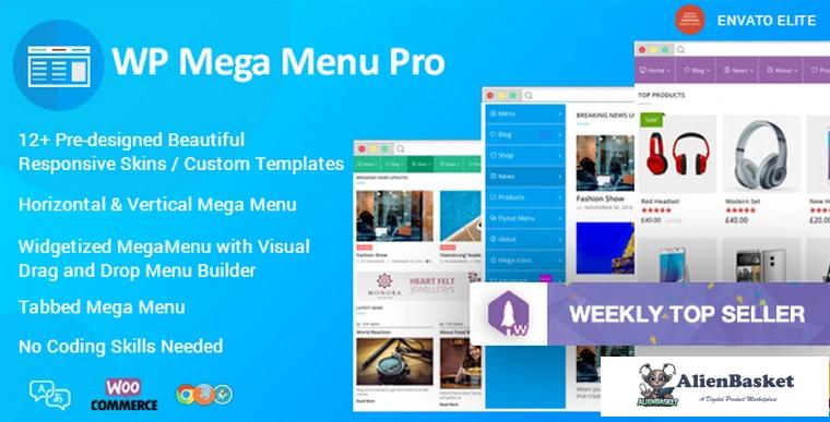 70375  WP Mega Menu Pro v1.1.2 - Responsive Mega Menu Plugin