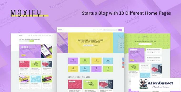 92631  Maxify v1.0.11 - Startup & Business News WordPress Blog Theme