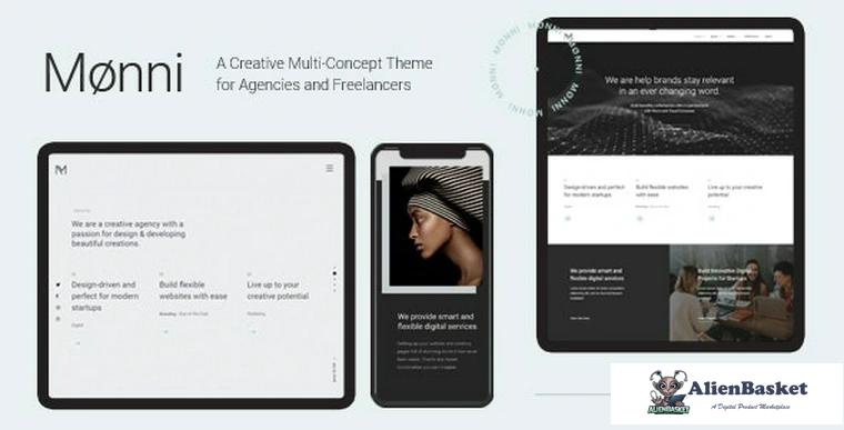 79385  Monni v1.0 - A Creative Multi-Concept Theme for Agencies and Freelancers