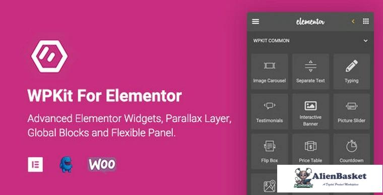 86959  WPKit For Elementor v1.0.7 - Advanced Elementor Widgets Collection & Parallax Layer