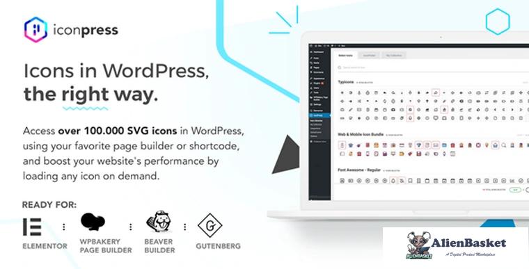 72787  IconPress Pro v1.4.2 - Icon Management for WordPress