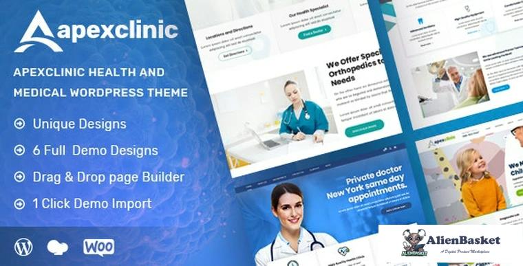93982  ApexClinic v1.3.4 - Health & Medical Theme