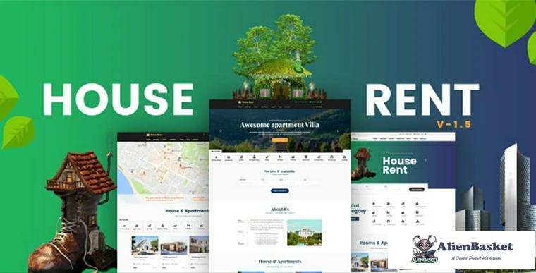 71591  HouseRent v1.6 - Multi Concept Rental WordPress Theme