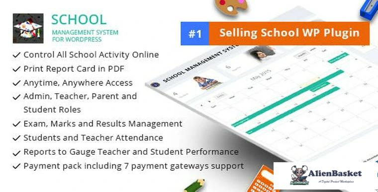 90397  School Management System for Wordpress v80.0