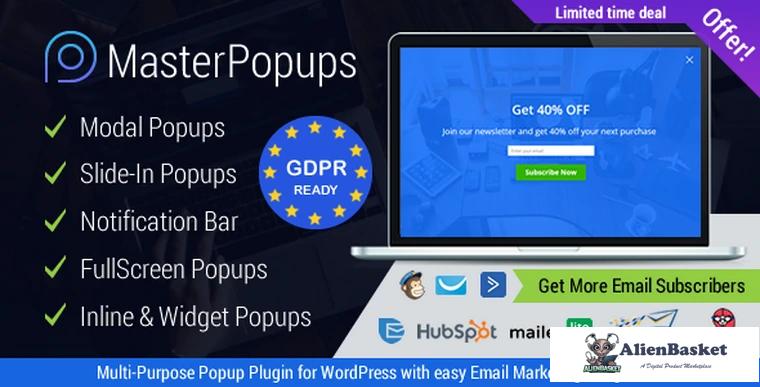 83818  Master Popups v3.3.4 - Popup Plugin for Lead Generation