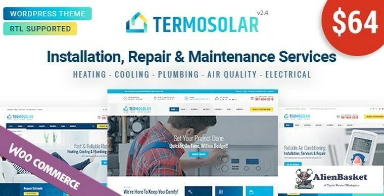 86843  Termosolar v2.9 - Maintenance Services WordPress Theme