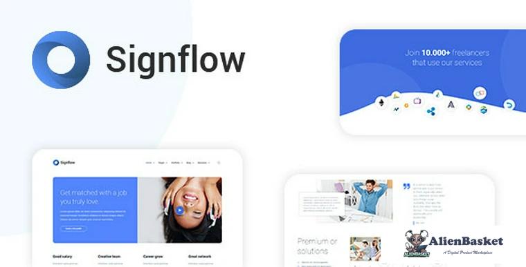 71281  Signflow v1.4.5 - Ultra Modern Tech & Startup Theme