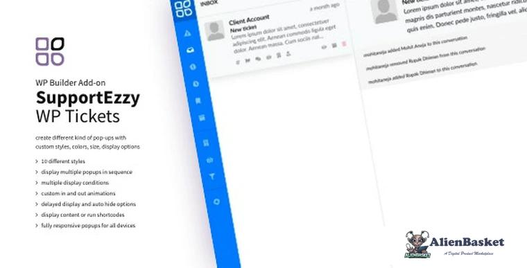 80846  SupportEzzy v2.0.2 - WordPress Ticket System