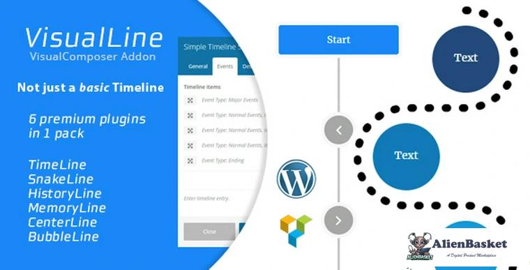 79890  Visual Line v2.0.7 - WordPress Timeline Plugin