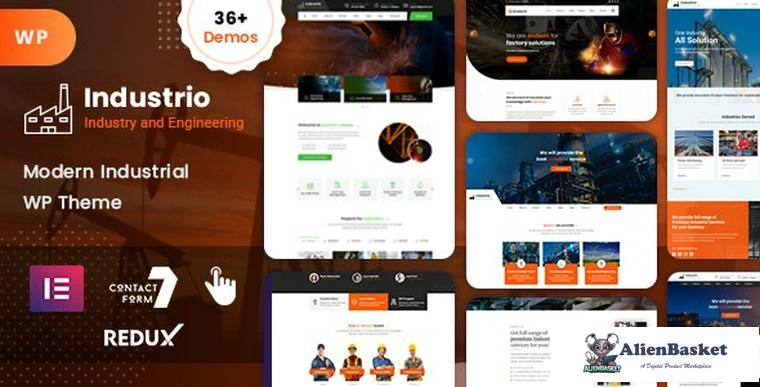 88853  Industrial - Industry & Factory WordPress (Updated)