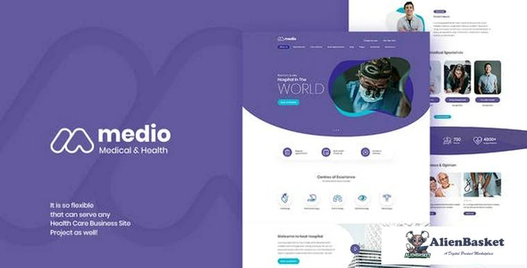 81109  Medio v1.4 - Medical Organization WordPress Theme