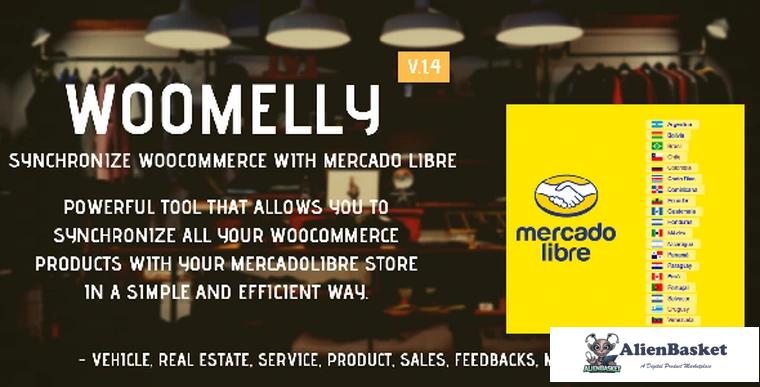 73296  Woomelly v1.4.3 - Synchronize Woocommerce with MercadoLibre