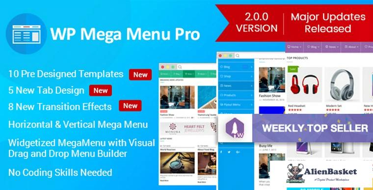 73295  WP Mega Menu Pro v2.0.4 - Responsive Mega Menu Plugin