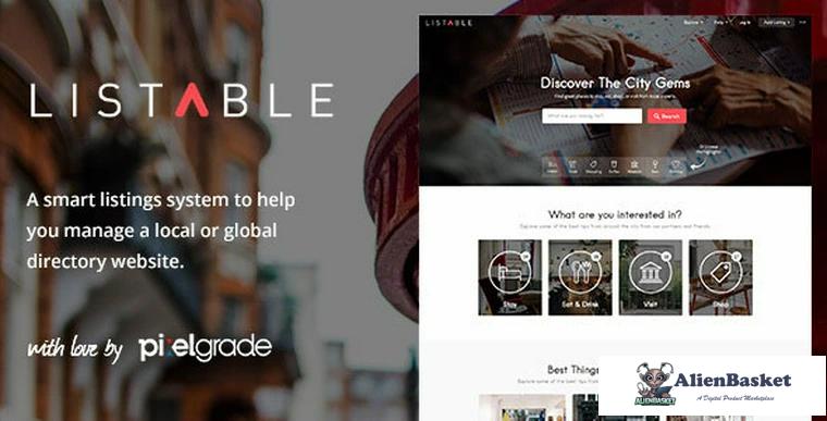 89764  LISTABLE v1.15.4 - A Friendly Directory WordPress Theme