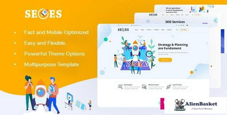 94977  Seoes v1.0.7 - Marketing Agency WordPress Theme