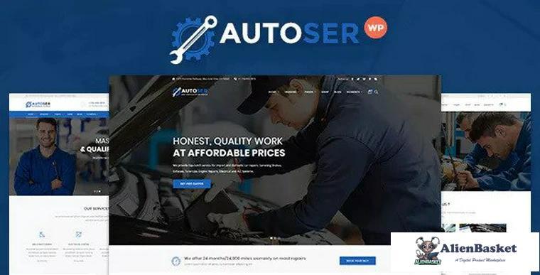 95008  Autoser v1.1.1 - Car Repair and Auto Service Theme