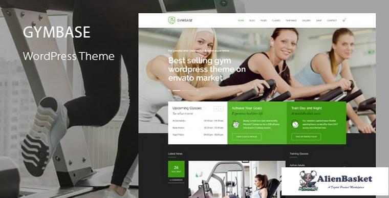 93213  GymBase v15.0 - Responsive Gym Fitness WordPress Theme