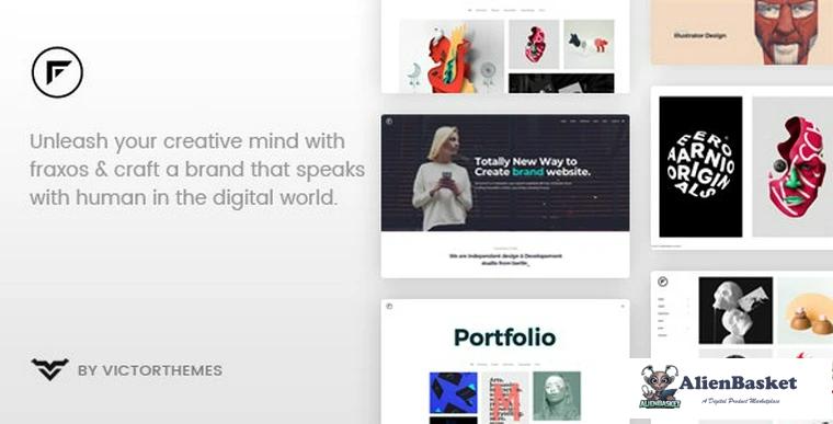 88144  Fraxos v1.8.1 - Creative Portfolio WordPress Theme