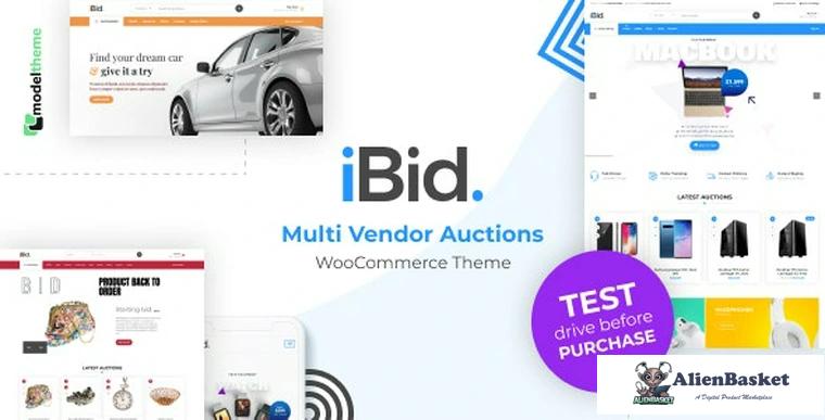 80943  iBid v1.2 - Multi Vendor Auctions WooCommerce Theme