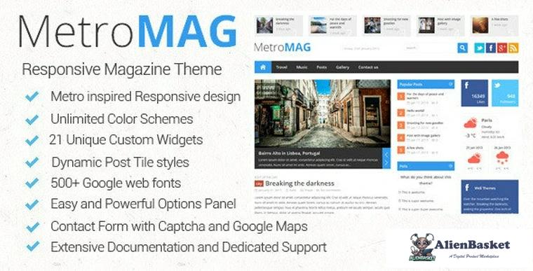 79467  Metro Magazine v3.1 - Responsive WordPress Theme