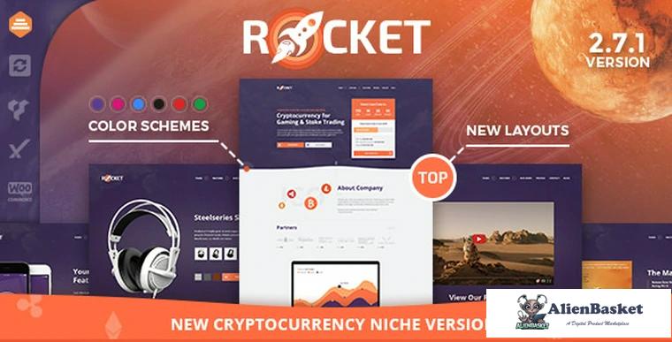 78971  Rocket v2.7.6 - Creative Multipurpose WordPress Theme