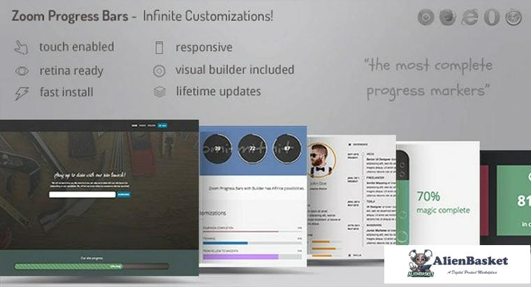83431  Zoom Progress Bars v2.08 - WordPress Plugin
