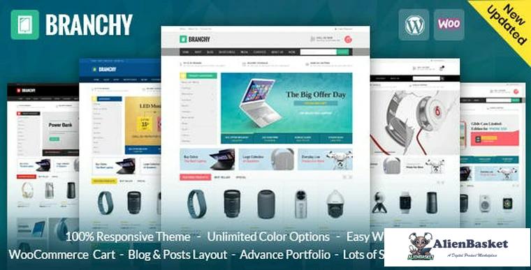 90873  Branchy - WooCommerce Responsive Theme - 22 September 2022