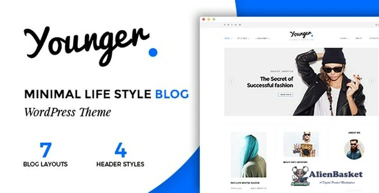 78171  Younger Blogger v1.0 - Personal Blog Theme