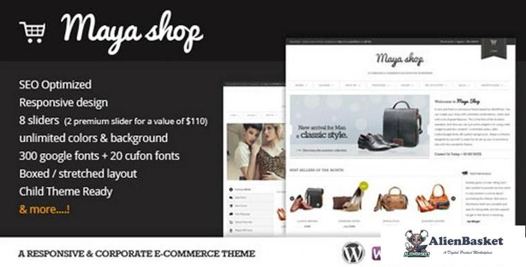 75558  MayaShop v3.7.1 - A Flexible Responsive e-Commerce Theme