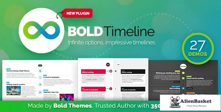 82899  Bold Timeline v1.0.4 - WordPress Timeline Plugin